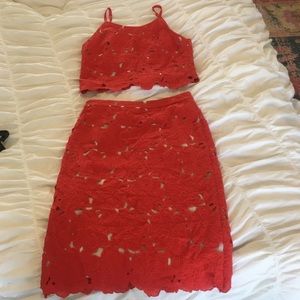 Alice & Olivia skirt and top set